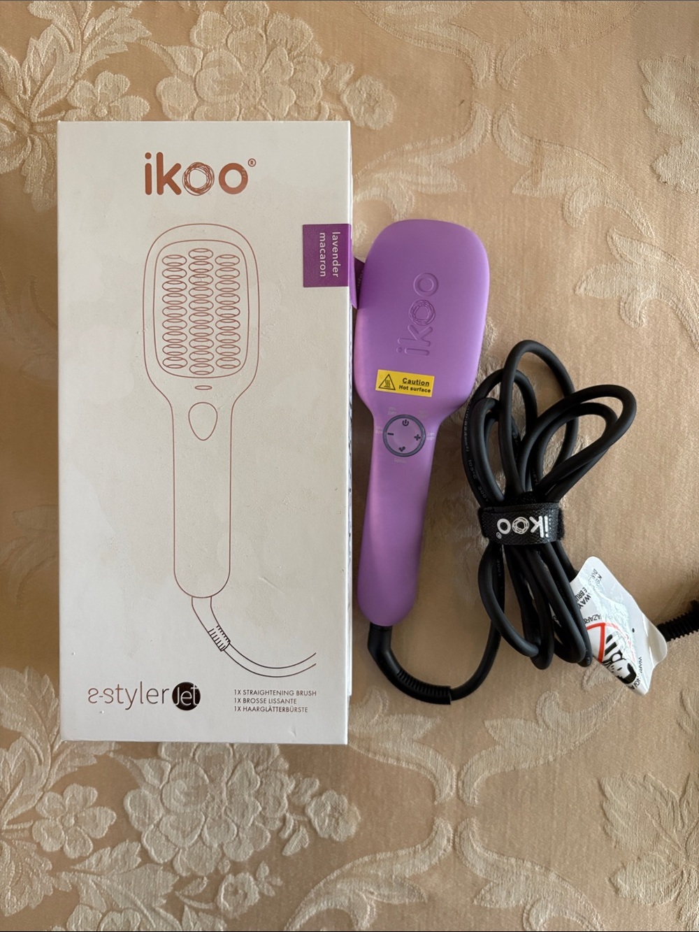Lavender Hair Straightening Brush - Lavender